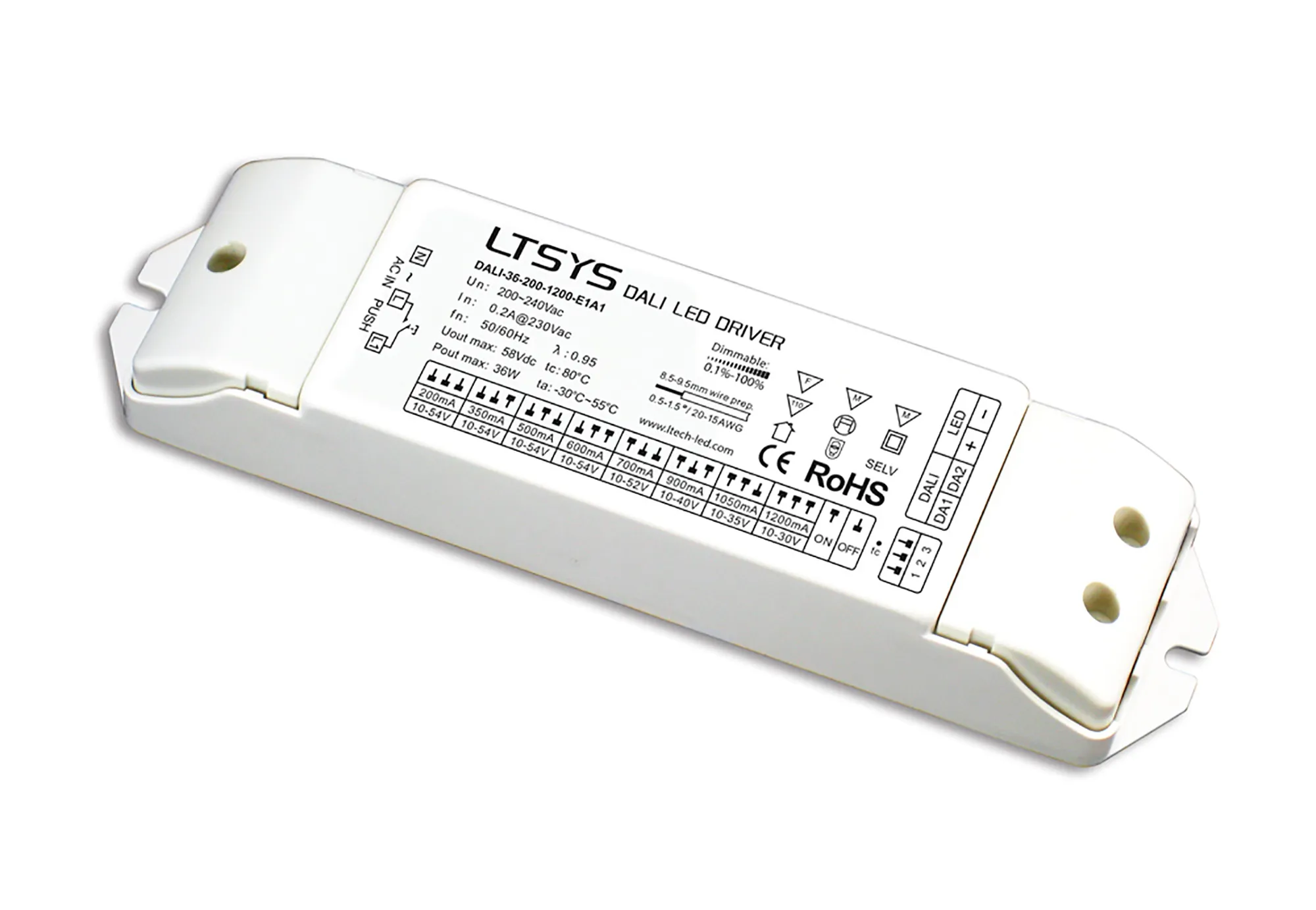 Dali Constant Current Drivers LTECH Dali Driver